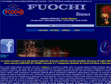 Tablet Screenshot of fuochichiarenza.it